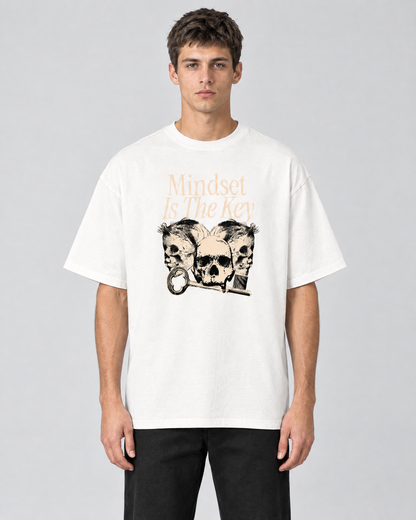 MINDSET Oversized T-Shirt Weiß