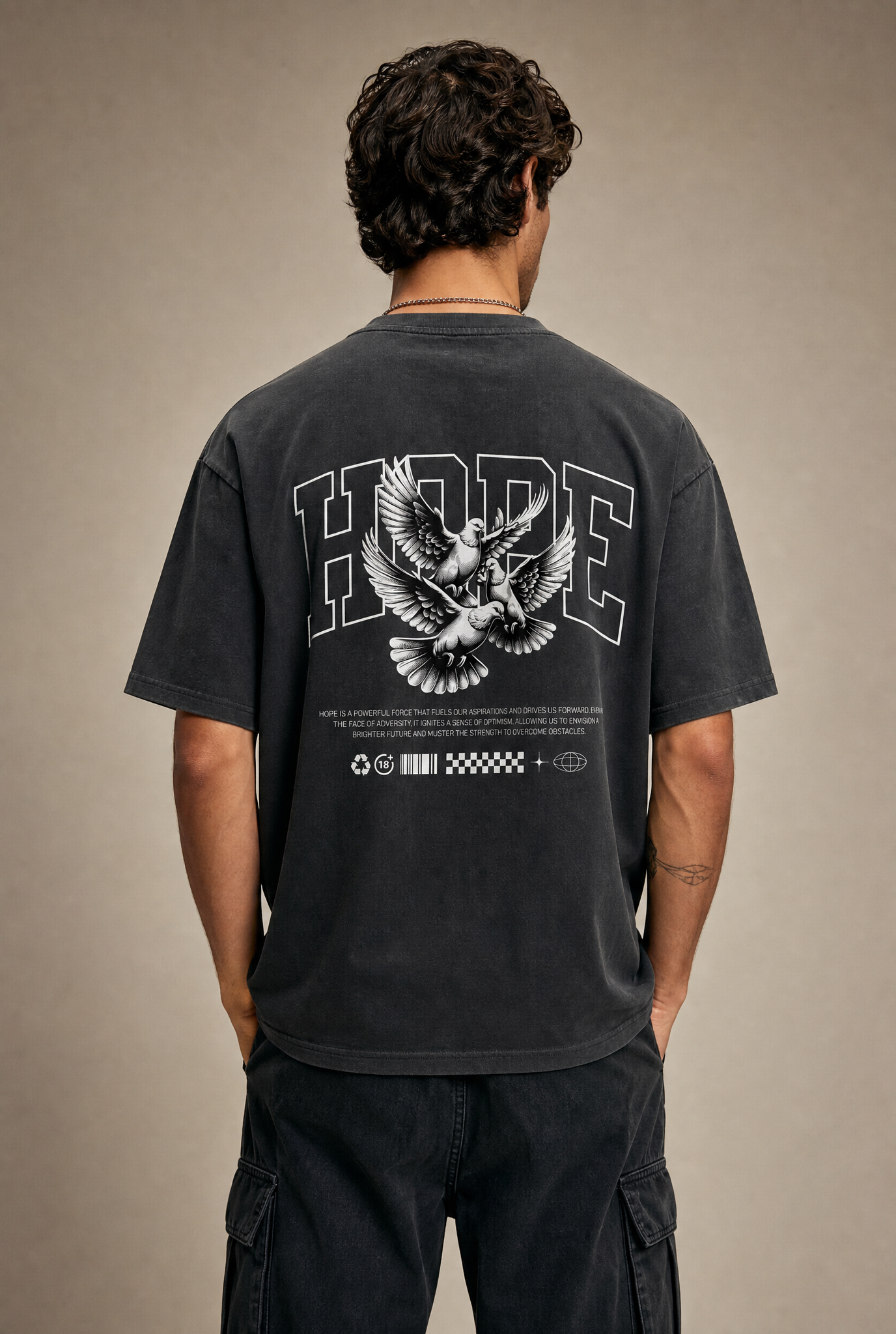 WINGS OF HOPE Oversized T-Shirt