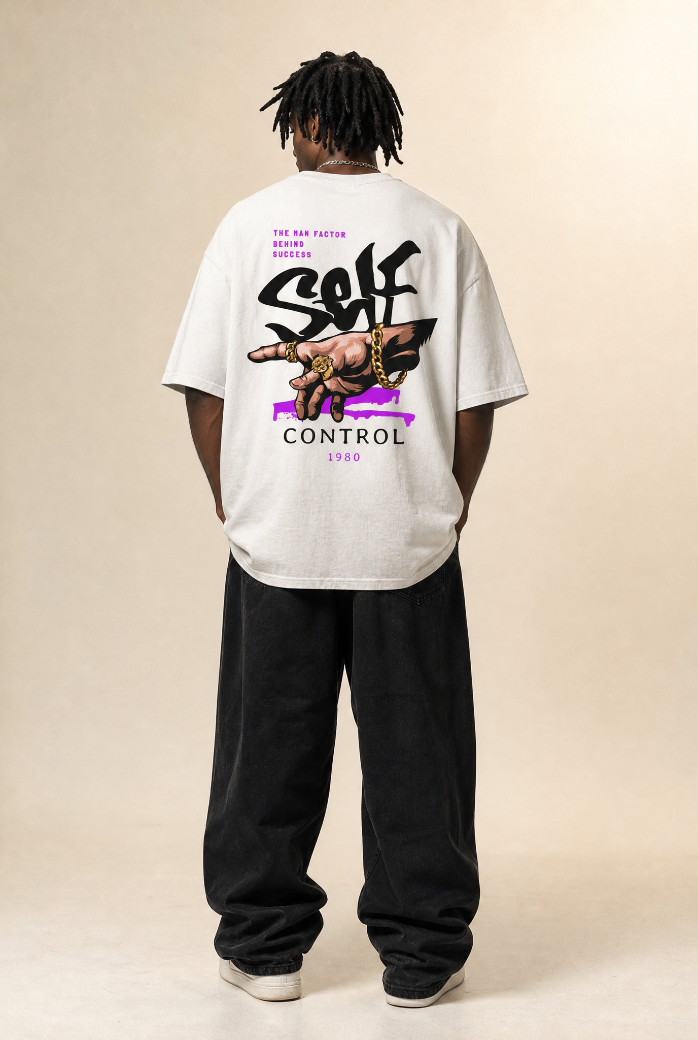 SELF CONTROL Oversized Shirt