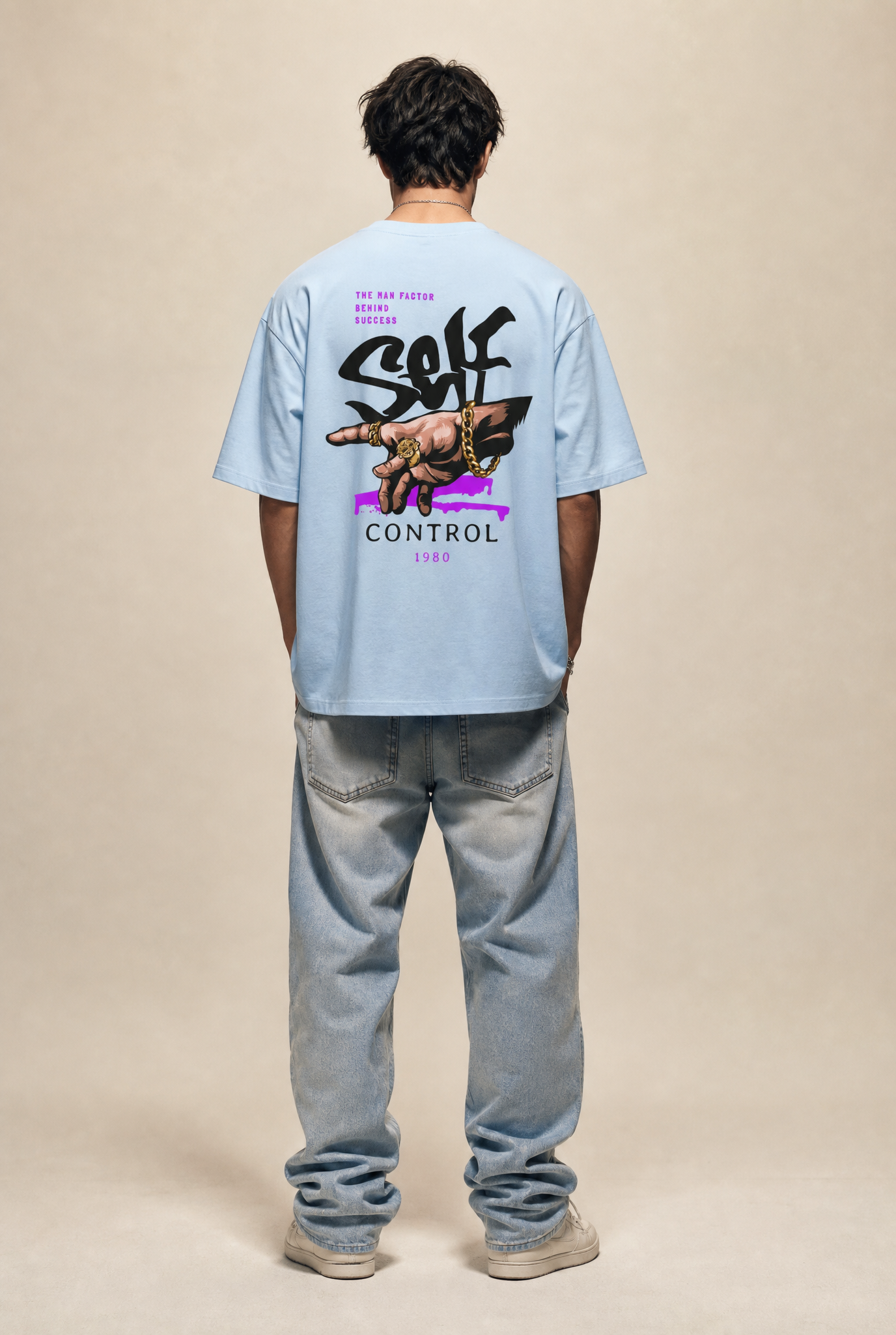 SELF CONTROL Oversized Shirt
