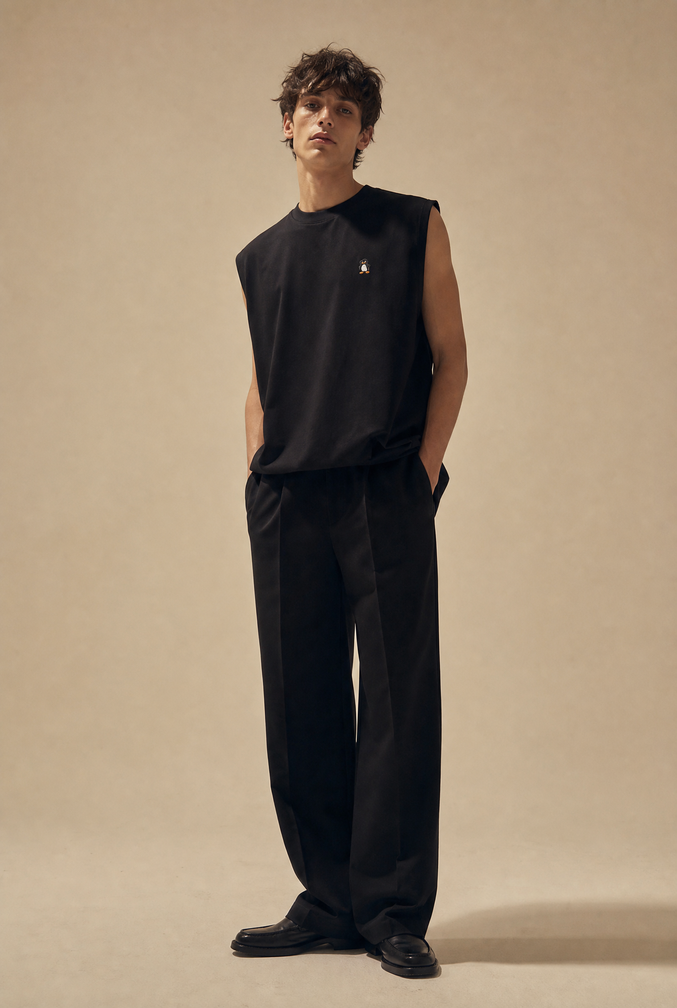 Sleeveless Oversized Tee